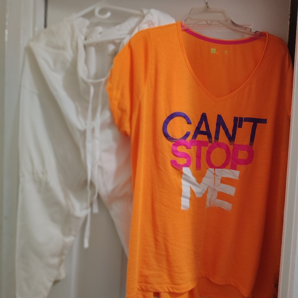 Made for Life Orange Tee with Bold Print